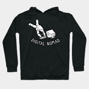 Digital Nomad Astronaut by Tobe Fonseca Hoodie